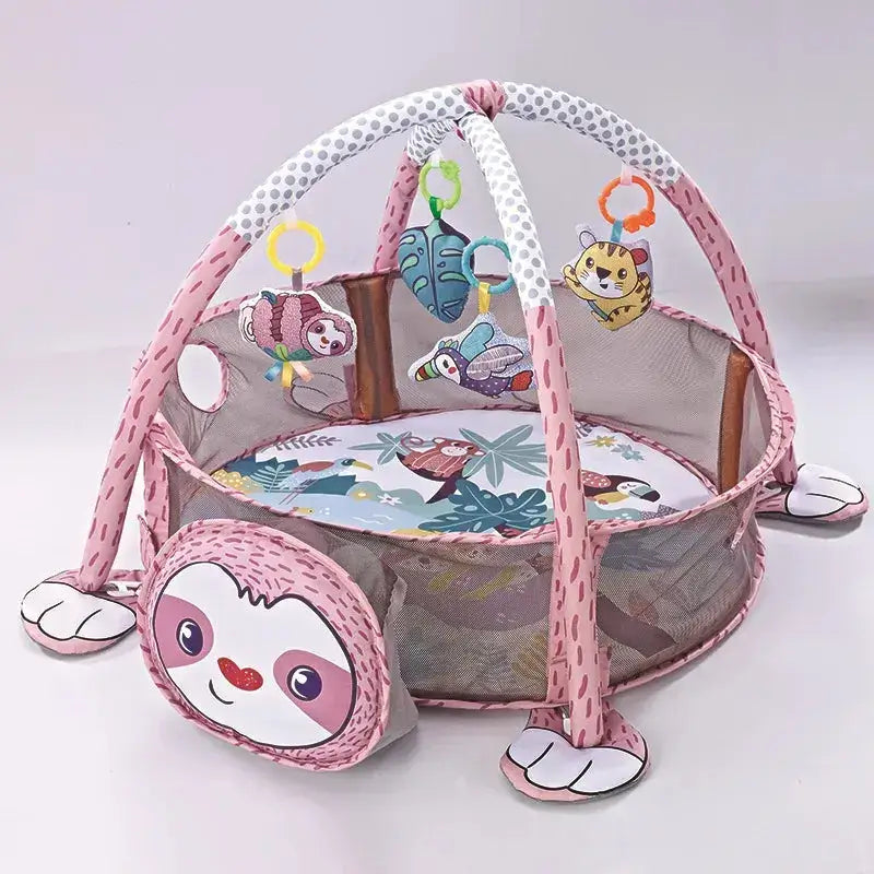 Tapis éveil rose paresseux - Monde à maman