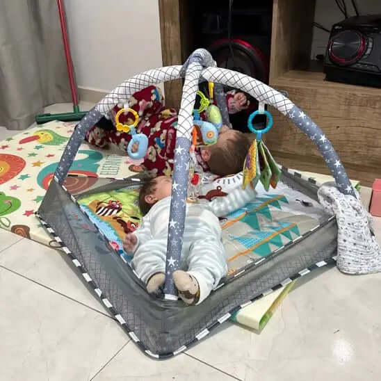 Tapis d'éveil sensoriel pour bébé | Stimulateur - Monde à maman