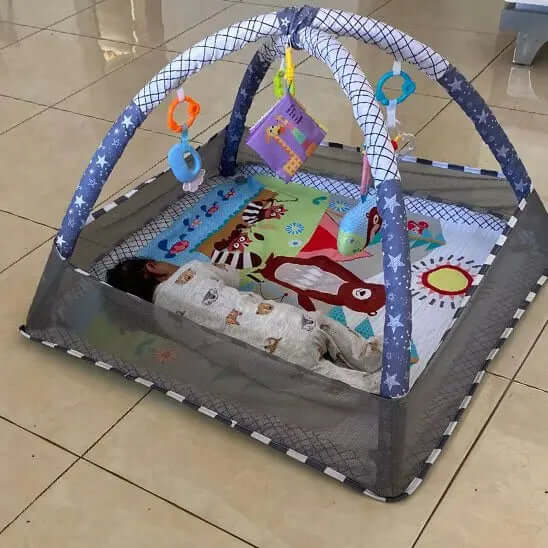 Tapis d'éveil sensoriel pour bébé | Stimulateur - Monde à maman