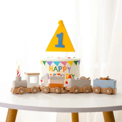 Train en bois - MontessoriToys™ - Monde à maman