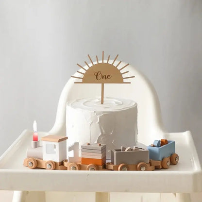 Train en bois - MontessoriToys™ - Monde à maman
