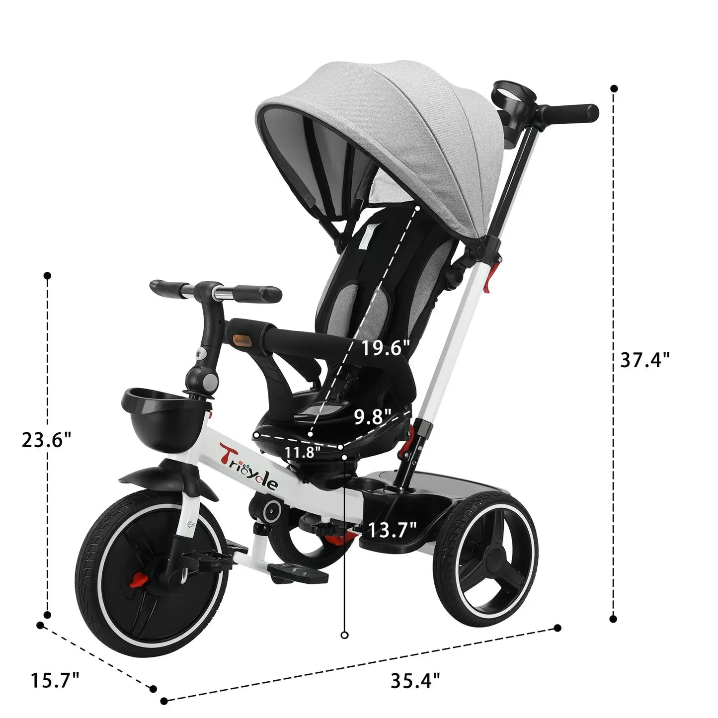 Tricycle, 6 en 1 - Monde à maman