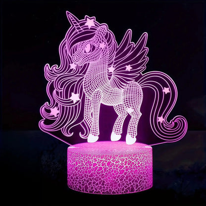 Veilleuse licorne 3D - Monde à maman
