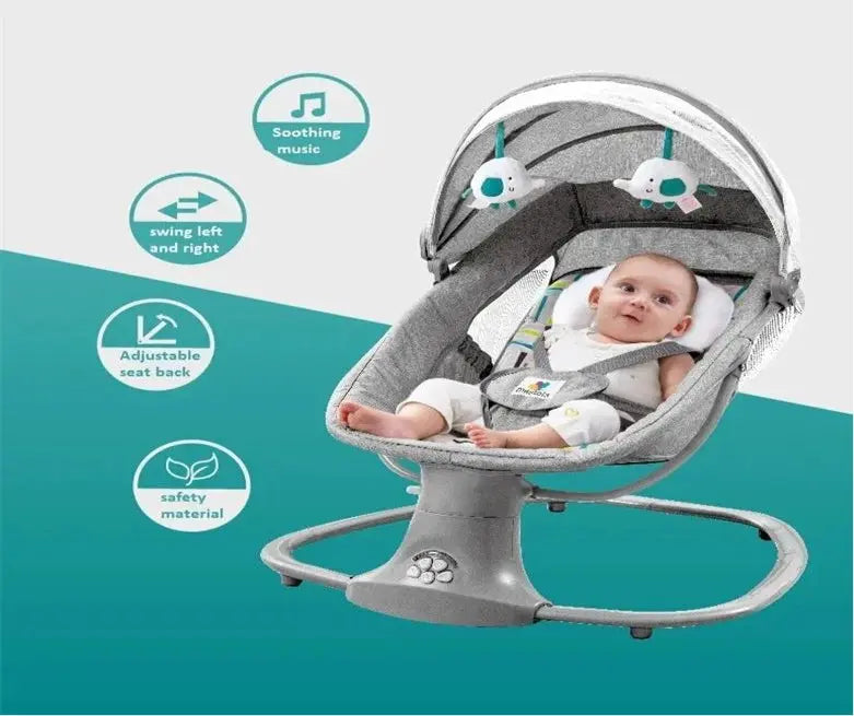 Balançoire électrique pour bébé - Monde à maman