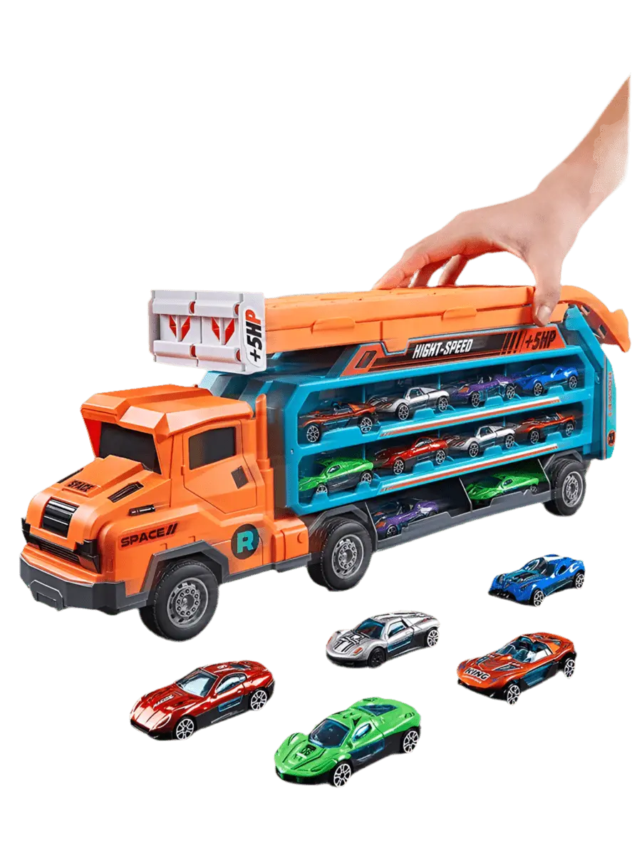 Camion et circuit voiture - Monde à maman