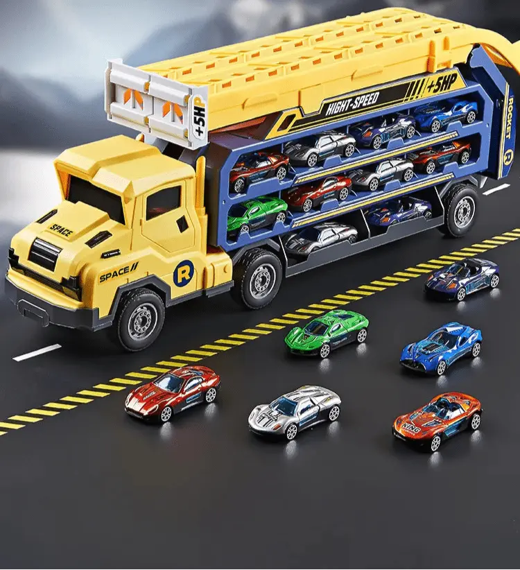 Camion transformable circuit voiture - Monde à maman