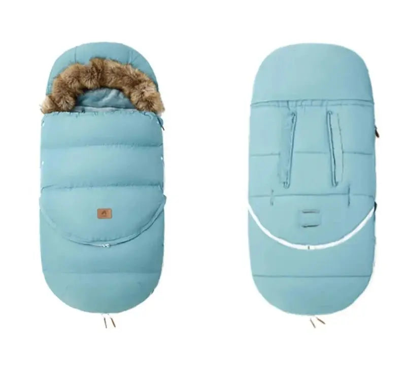 Chancelière-pour-poussette-bleu-Monde-à-maman