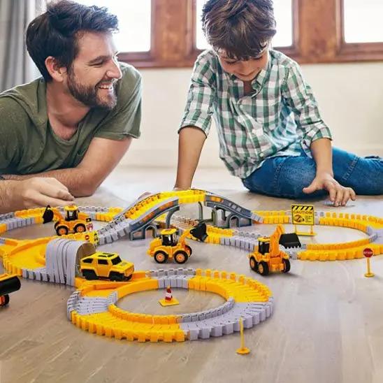 Circuit voiture chantier - Monde à maman