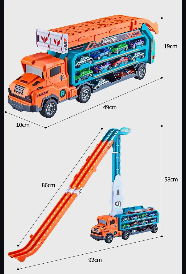 circuit voiture camion transformable - Monde à maman