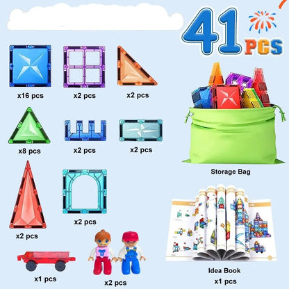 Construction magnétique - Monde à maman