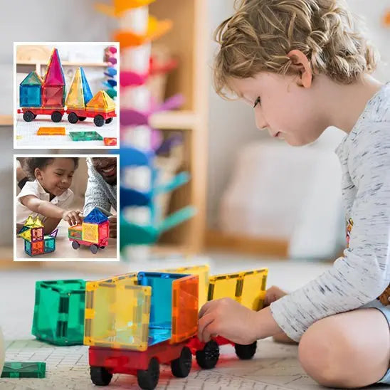 Construction magnétique - Monde à maman