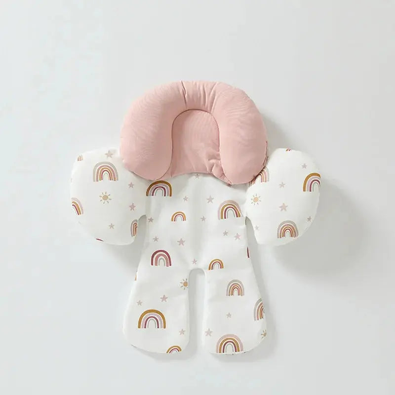 Coussin pour siège auto rose - Monde à maman