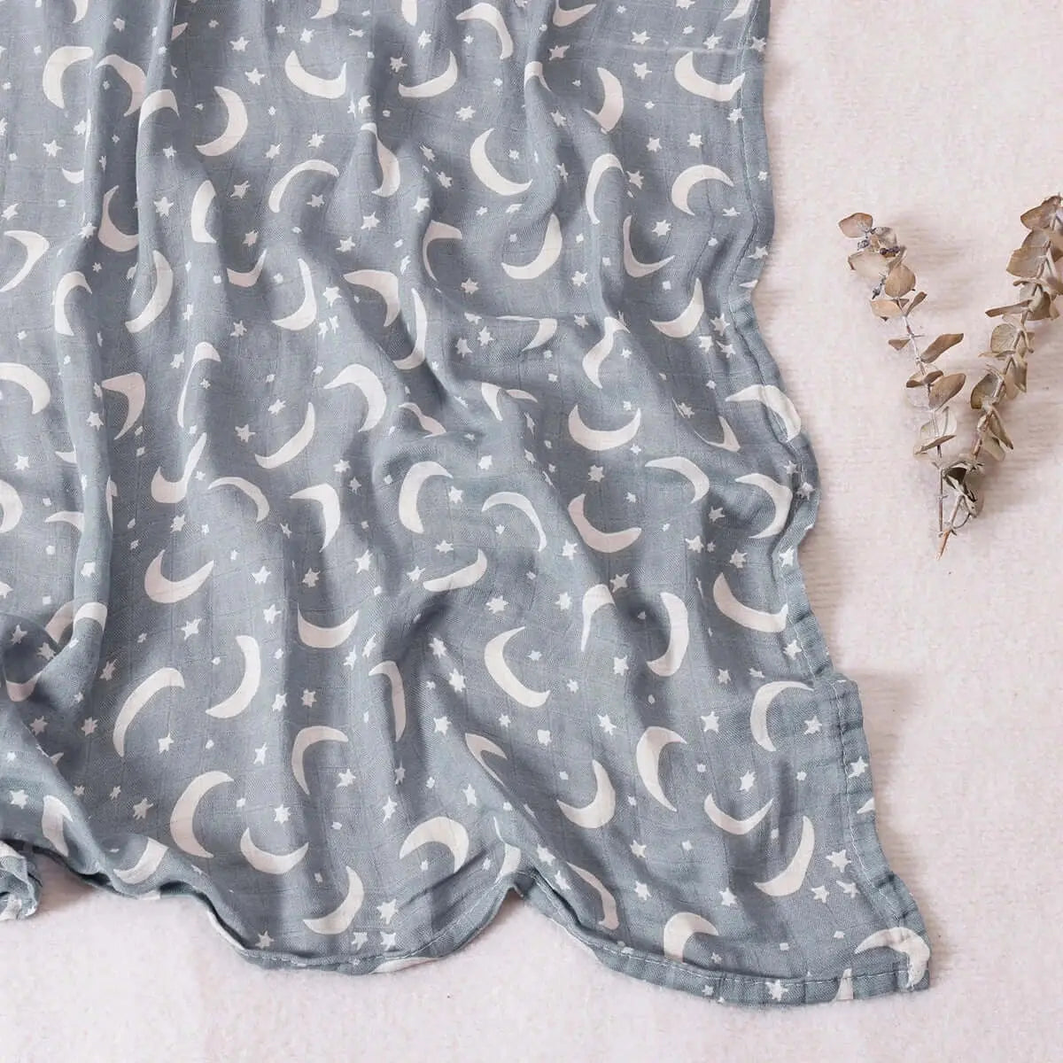 Couverture de bébé en mousseline de coton et bambou - Monde à maman