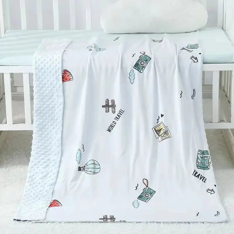 Couverture pour bébé - Monde à maman