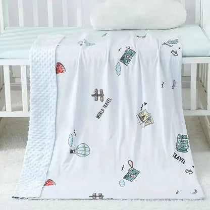 Couverture pour bébé - Monde à maman