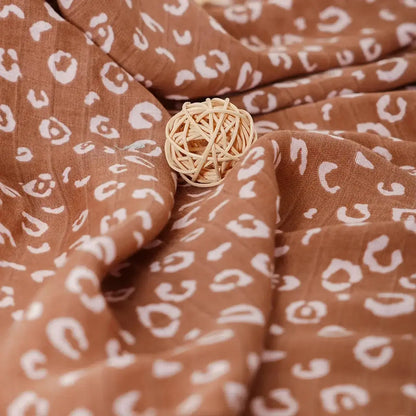 Couverture de bébé en mousseline de coton et bambou - Monde à maman