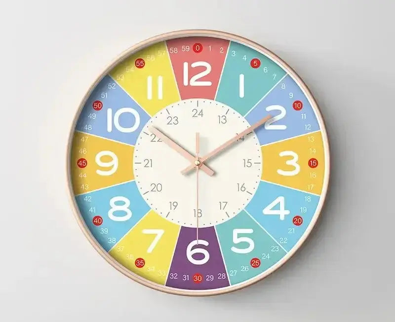 Horloge éducatif pour enfant - 8 pouces - Monde à maman