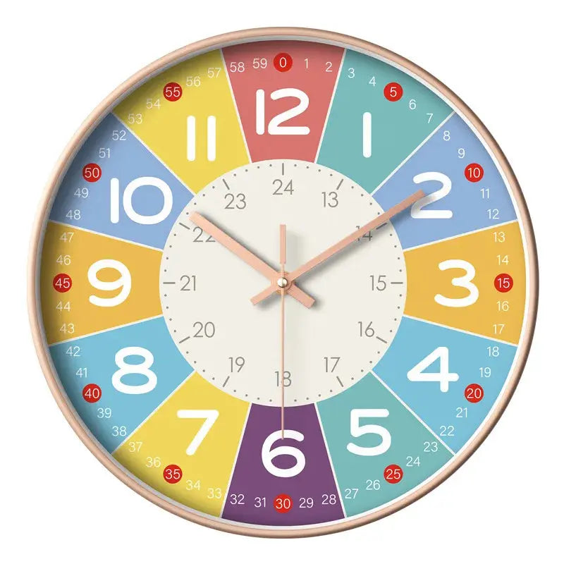 Horloge éducatif pour enfant - 8 pouces - Monde à maman