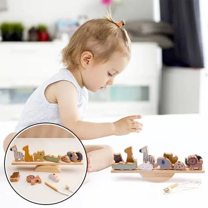 Jouet d'enfilage en bois - Monde à maman
