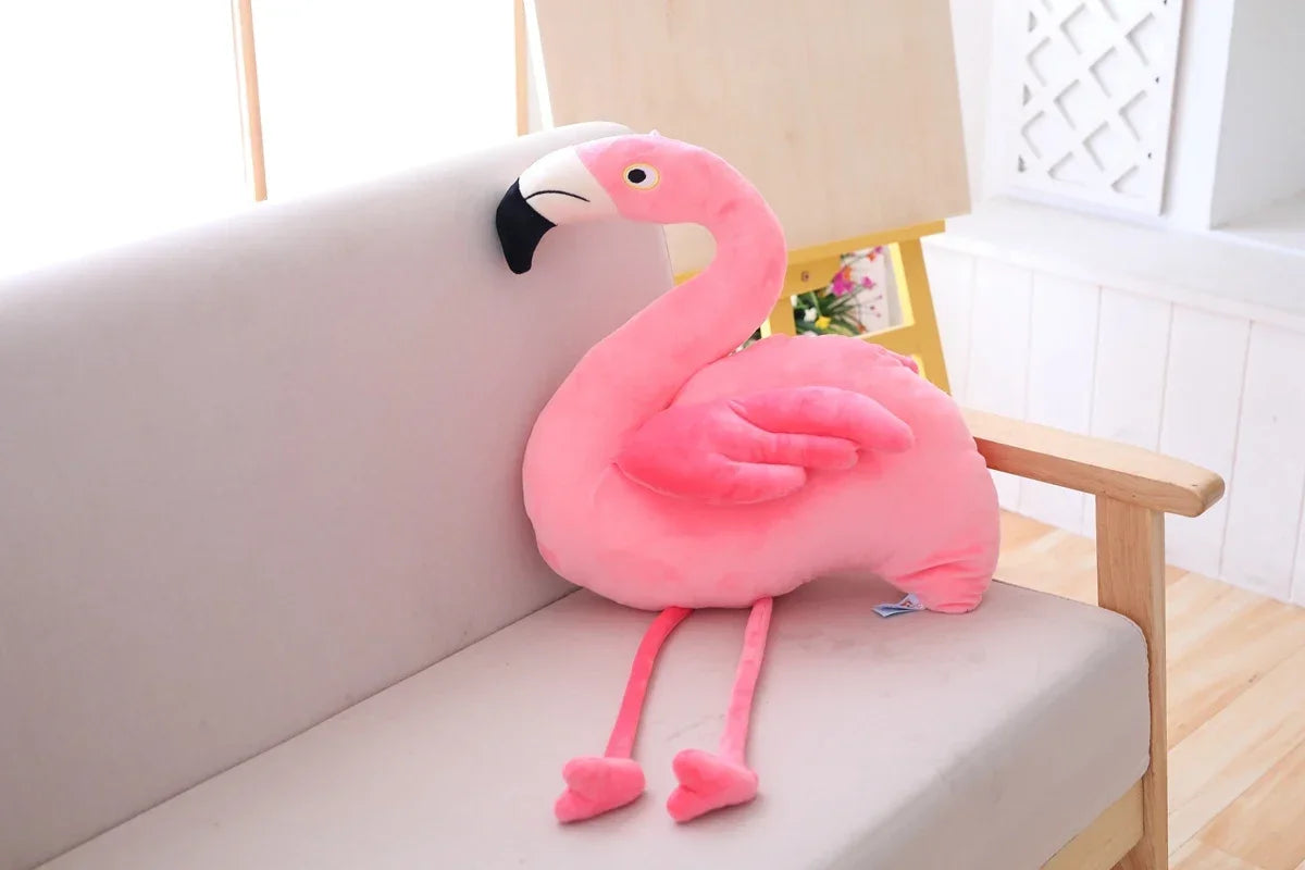 Peluche flamant rose