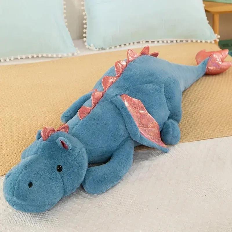 Peluche dragon bleu - Monde à maman