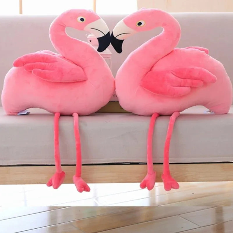 Peluche flamant rose