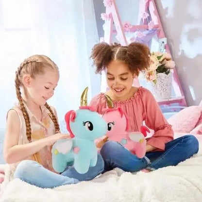 Peluche licrne pour petites filles - Monde à maman