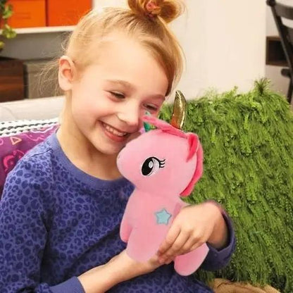 Peluche licorne rose douce - Monde à maman