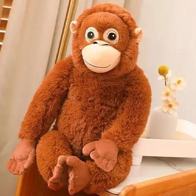 peluche singe marron - Monde à maman