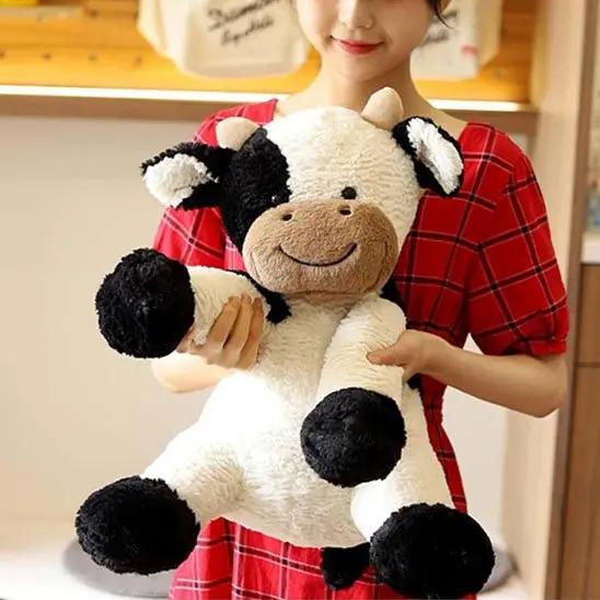peluche vache doux pour câlin - Monde à maman