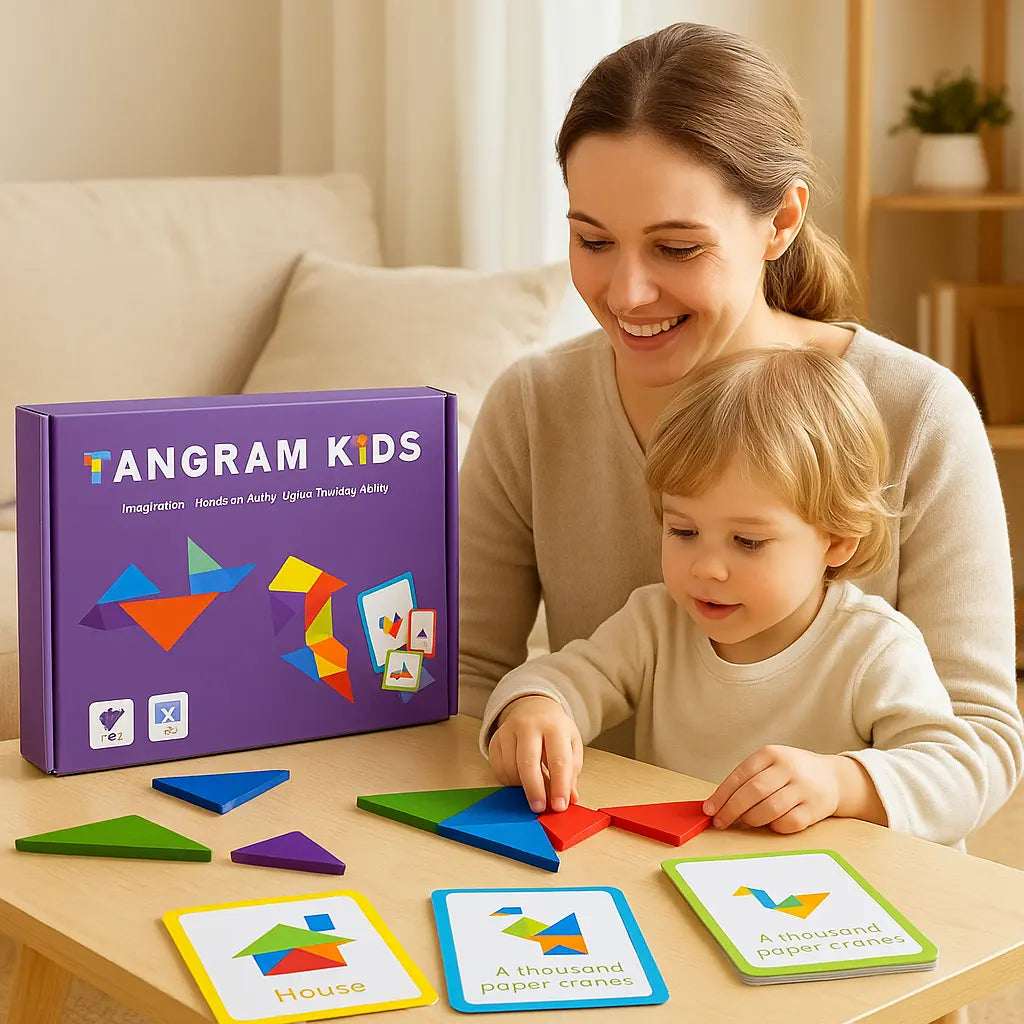 Puzzle en bois 3D - Monde à maman