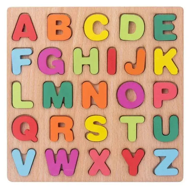 Puzzle en Bois - MontessoriToys™ - Alphabet - Monde à maman