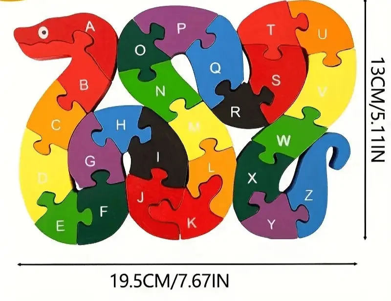 Puzzle-MontessoriToys™-Alphabet - Monde à maman