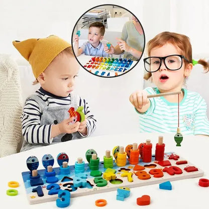 Puzzle - MontessoriToys™ - Formes et chiffres - Monde à maman