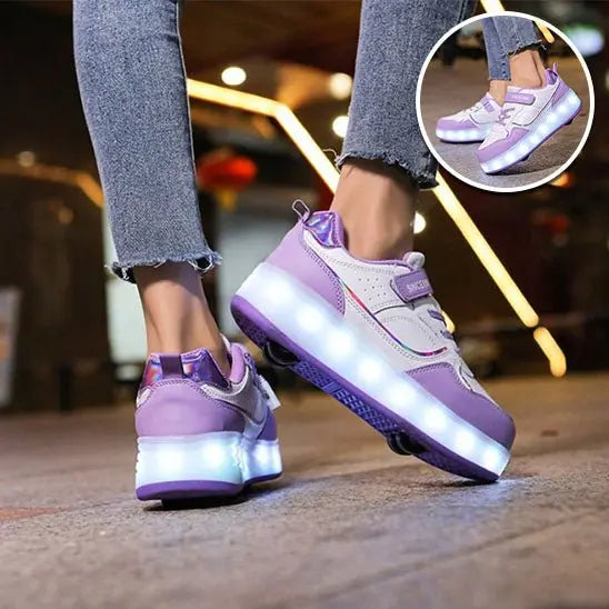 Roller au LED pour enfant - Monde à maman