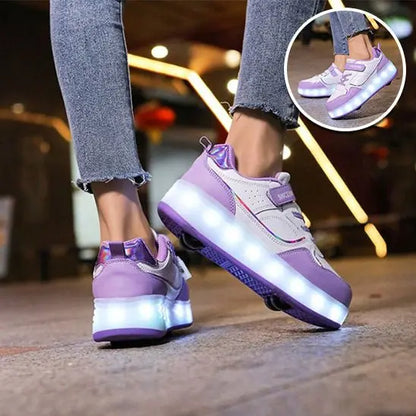 Roller au LED pour enfant - Monde à maman