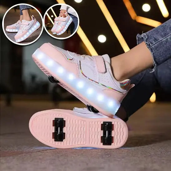 Roller au LED pour enfant - Monde à maman