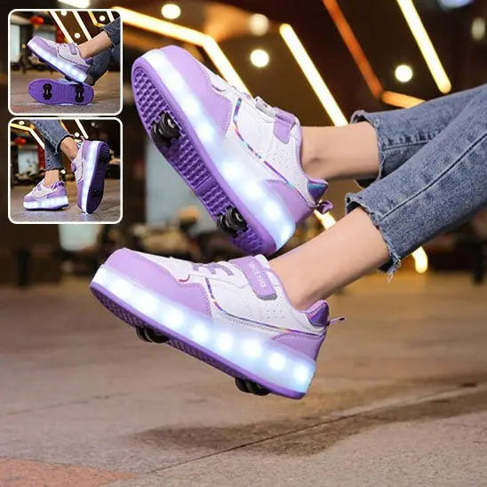 Roller au LED pour enfant - Monde à maman