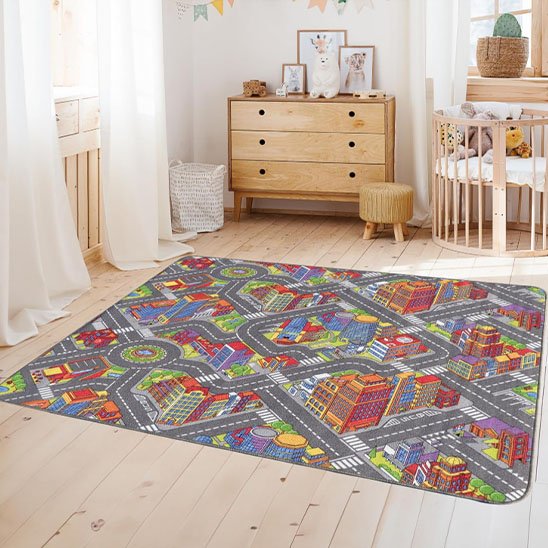Tapis circuit voiture 