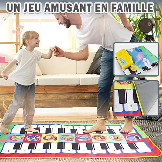 Tapis d'Éveil - CarpetPiano™ - Monde à maman