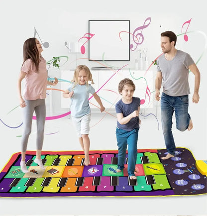 Tapis d'Éveil - CarpetPiano™ - Monde à maman
