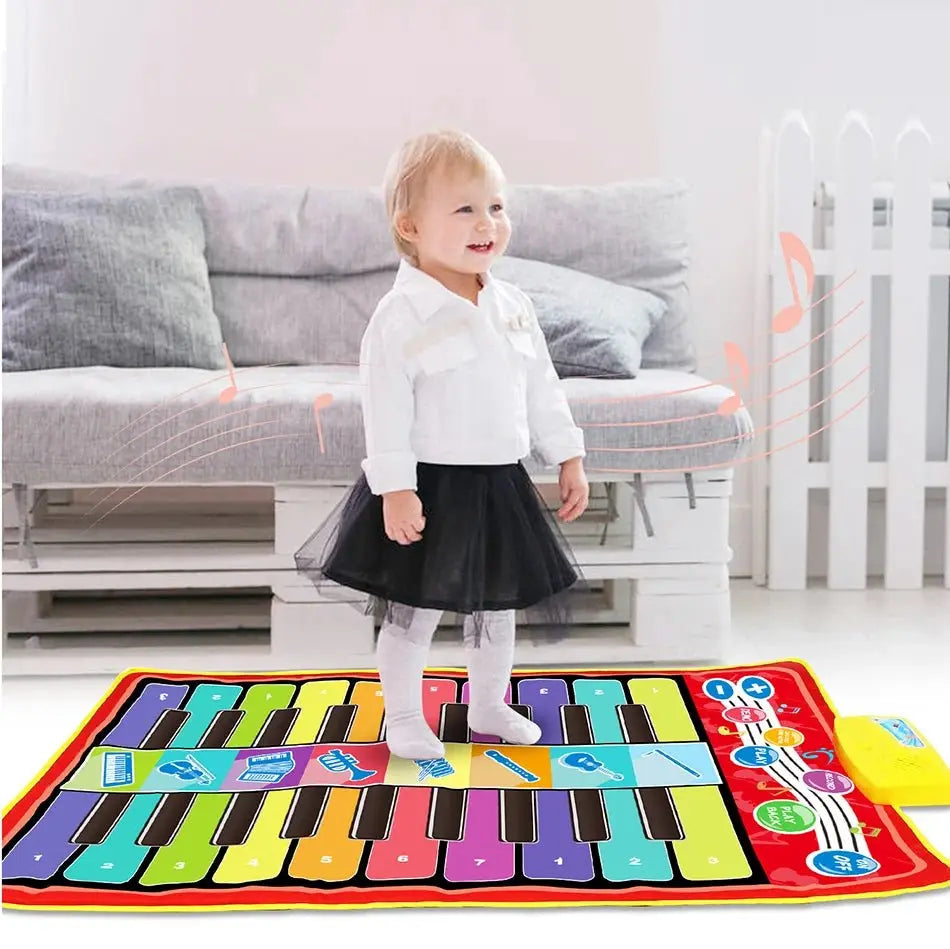 Tapis d'Éveil - CarpetPiano™ - Monde à maman