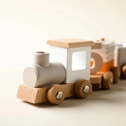 Train en bois - MontessoriToys™ - Monde à maman