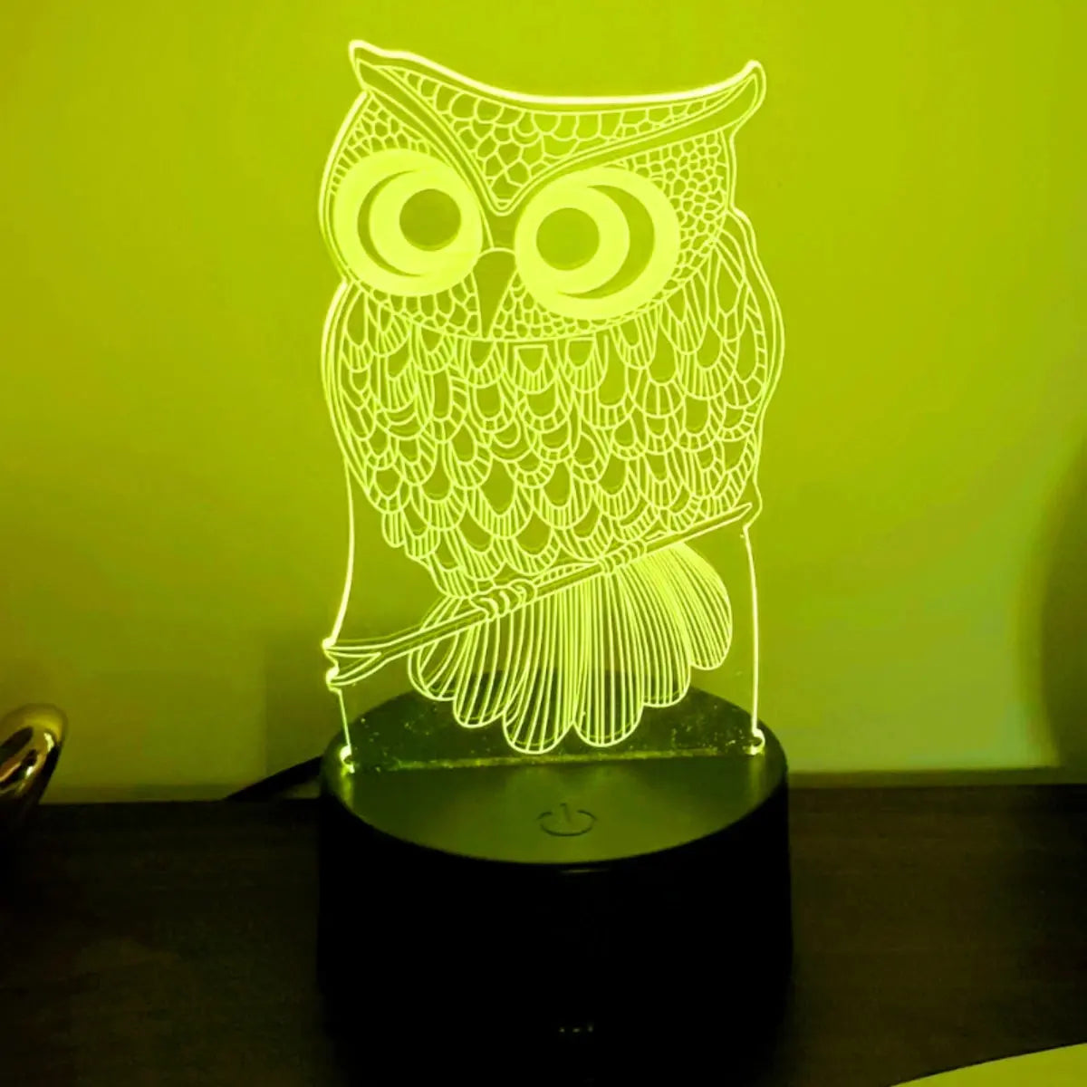 Veilleuse hibou 3D - Monde à maman